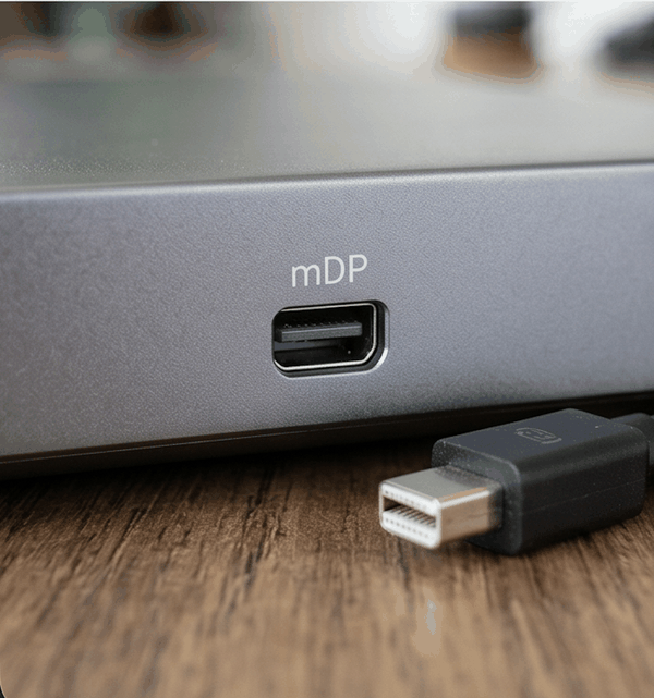 MiniDisplayPort Connector and port MiniDisplayPort Connector and port